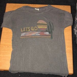 Gray graphic t-shirt